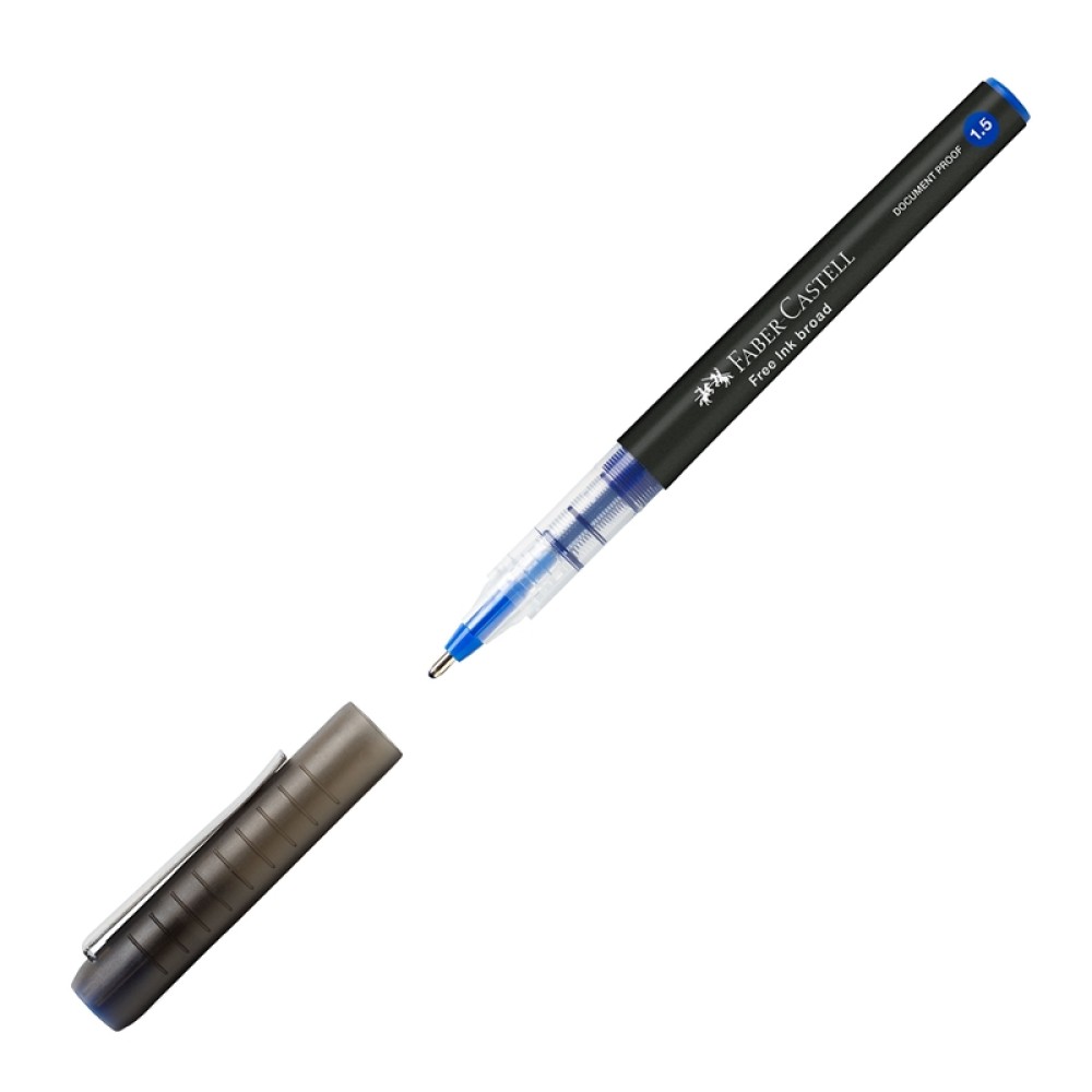 Faber-Castell Ролер Free Ink, 1.5 mm, син Faber-Castell Ролер Free Ink, 1.5 mm, син
