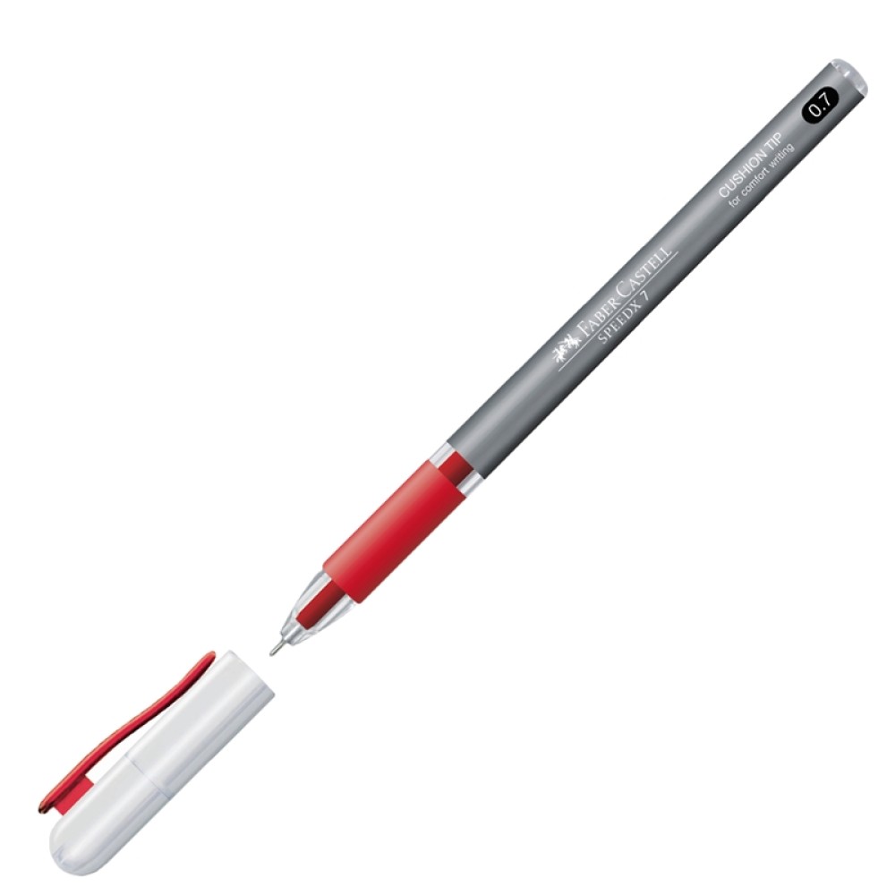 Faber-Castell Ролер SpeedX, 0.7 mm, червен Faber-Castell Ролер SpeedX, 0.7 mm, червен