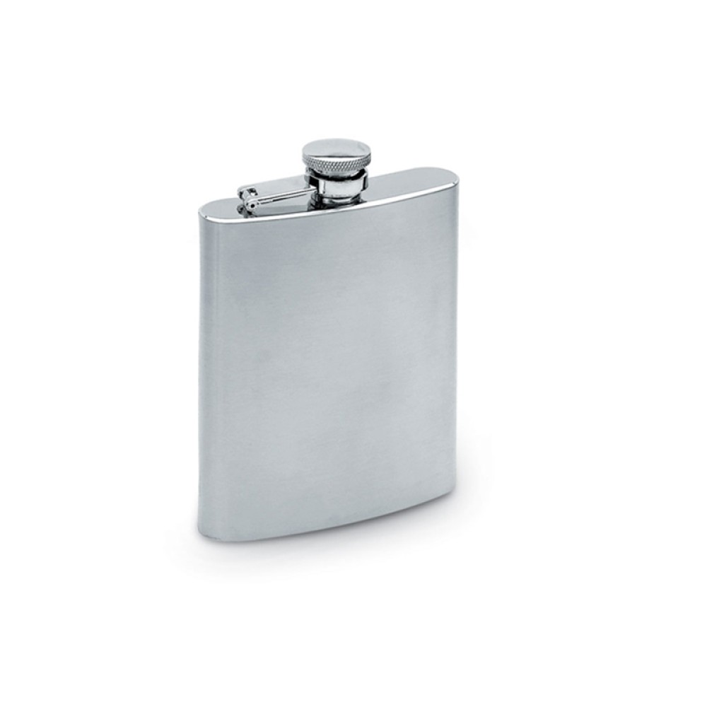 More Than Gifts Шише Slimmy, плоско, 175 ml, сребристо More Than Gifts Шише Slimmy, плоско, 175 ml, сребристо