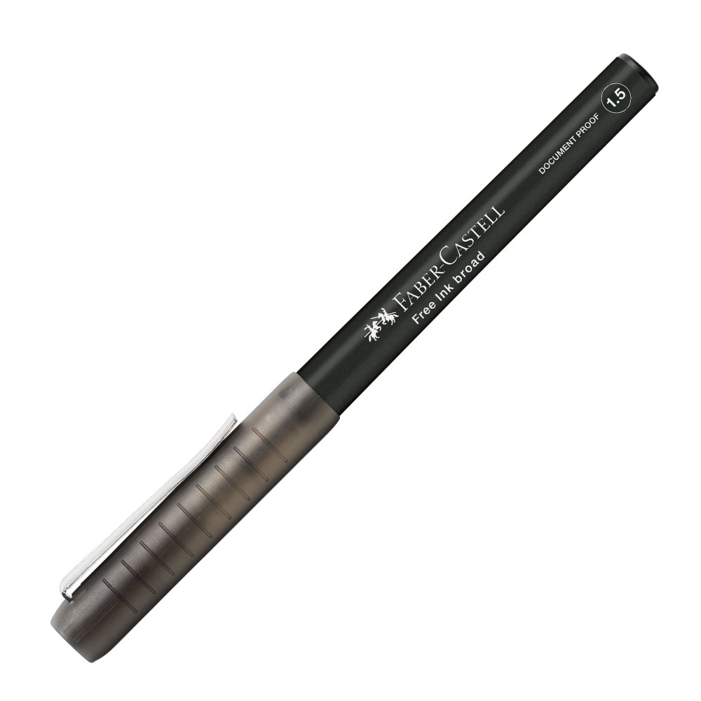 Faber-Castell Ролер Free Ink, 1.5 mm, черен Faber-Castell Ролер Free Ink, 1.5 mm, черен