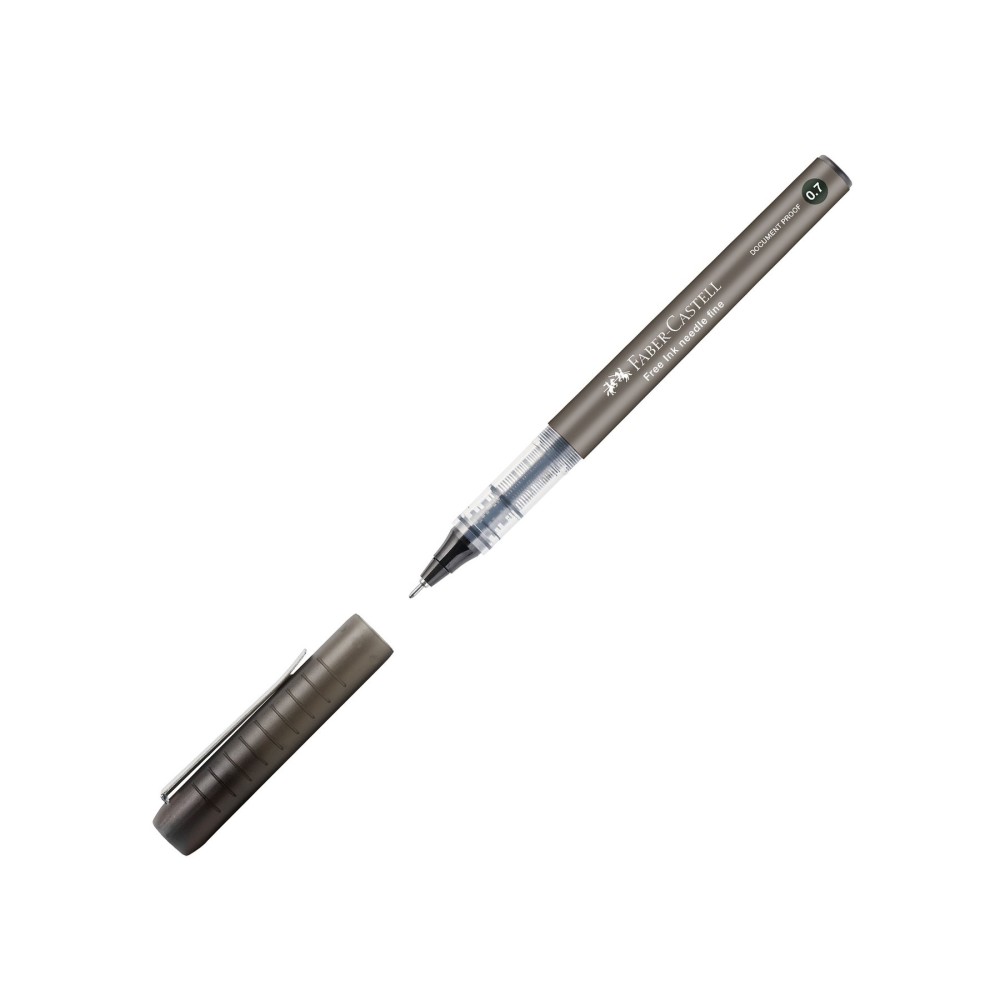 Faber-Castell Ролер Free Ink Needle, 0.7 mm, черен Faber-Castell Ролер Free Ink Needle, 0.7 mm, черен