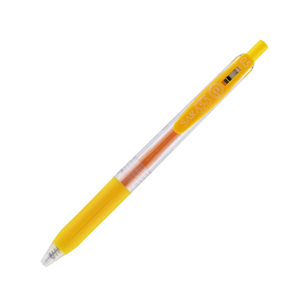 Zebra Гел ролер Sarasa Clip, автоматичен, 0.5 mm, тъмножълт Zebra Гел ролер Sarasa Clip, автоматичен, 0.5 mm, тъмножълт