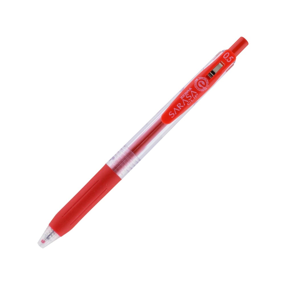 Zebra Гел ролер Sarasa Clip, автоматичен, 0.5 mm, червен Zebra Гел ролер Sarasa Clip, автоматичен, 0.5 mm, червен