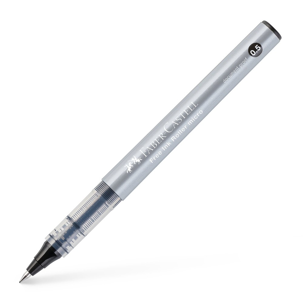 Faber-Castell Ролер Free Ink, 0.5 mm, черен Faber-Castell Ролер Free Ink, 0.5 mm, черен