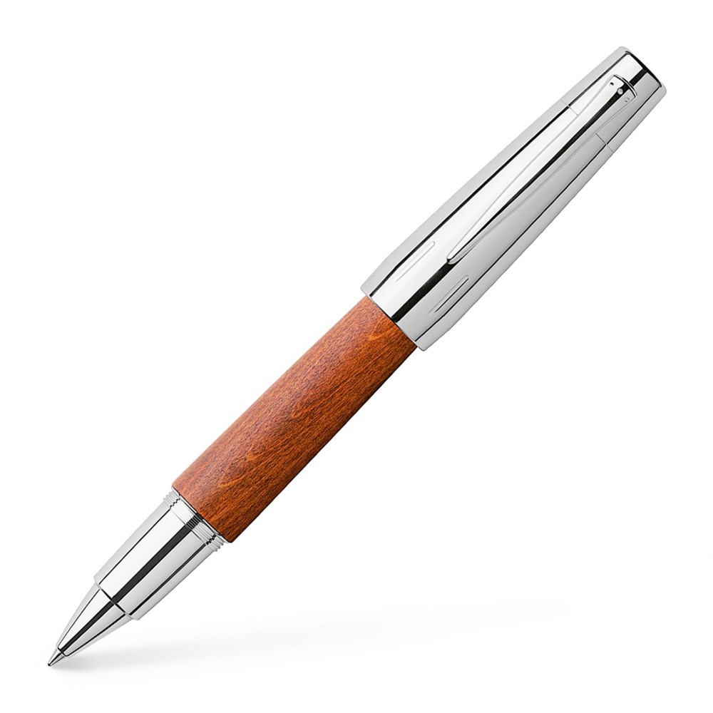 Faber-Castell Ролер E-motion, кафяво дърво Faber-Castell Ролер E-motion, кафяво дърво