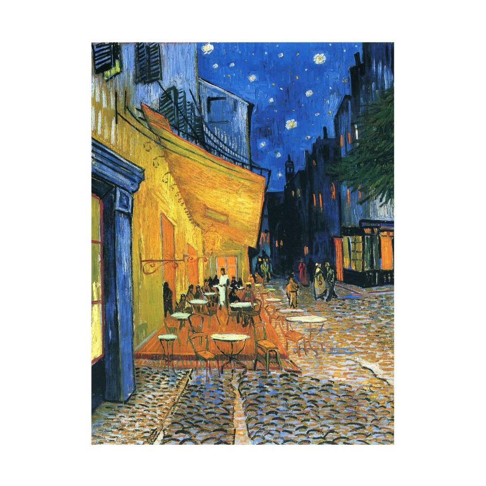 Foska Комплект рисуване по номера Кафе тераса, 40 x 50 cm Foska Комплект рисуване по номера Кафе тераса, 40 x 50 cm