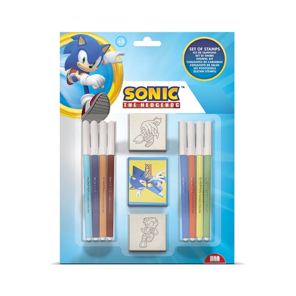 Multiprint Комплект Sonic, с 2 печата и 8 флумастера Multiprint Комплект Sonic, с 2 печата и 8 флумастера