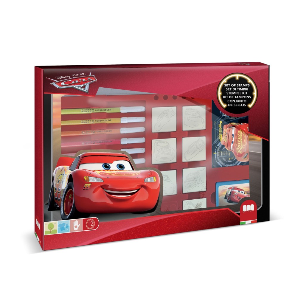 Multiprint Комплект за рисуване Cars, голяма кутия Multiprint Комплект за рисуване Cars, голяма кутия