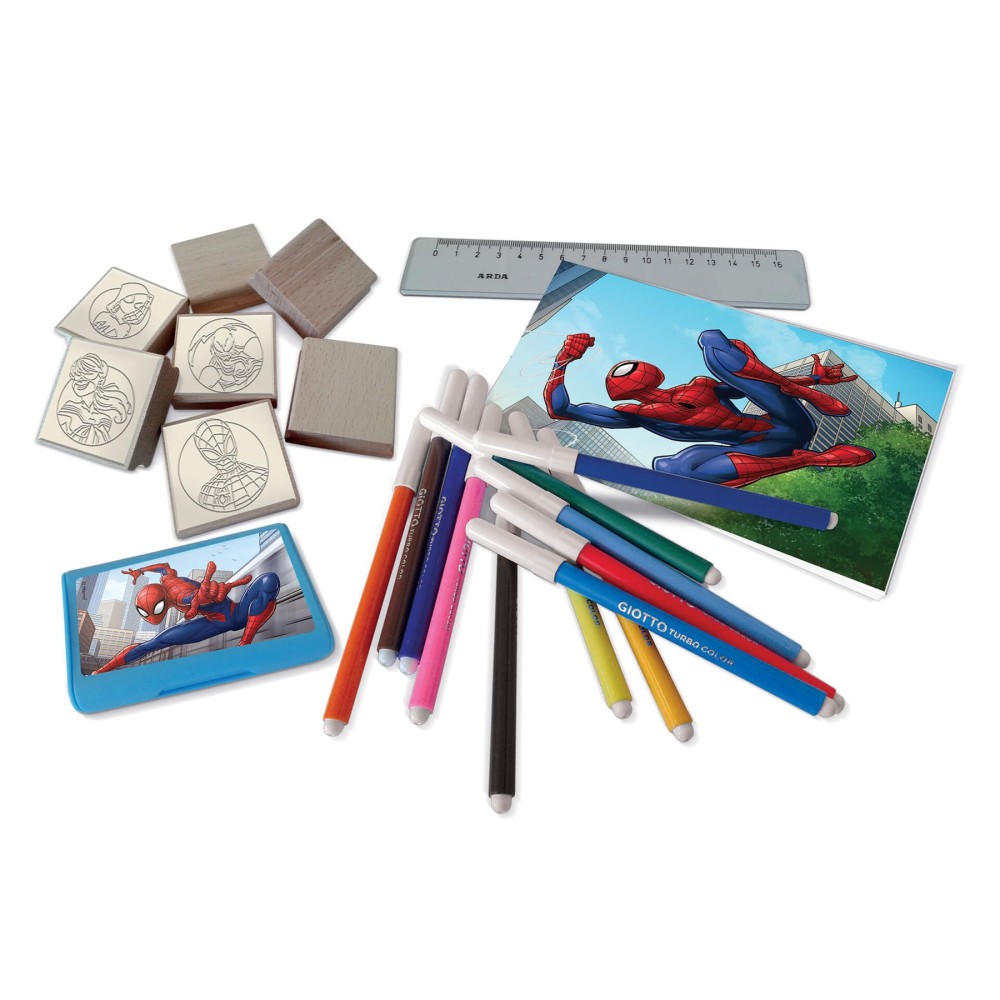 Multiprint Комплект за рисуване Spiderman, голяма кутия Multiprint Комплект за рисуване Spiderman, голяма кутия