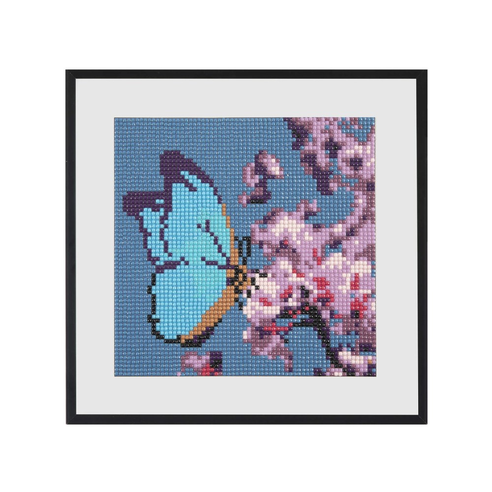 Craft ID Рисуване с мъниста - Пеперуда, 20 х 20 cm Craft ID Рисуване с мъниста - Пеперуда, 20 х 20 cm