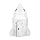 Small Foot Къща - Ракета за игра, картонена, 105 х 105 х 169 cm Small Foot Къща - Ракета за игра, картонена, 105 х 105 х 169 cm
