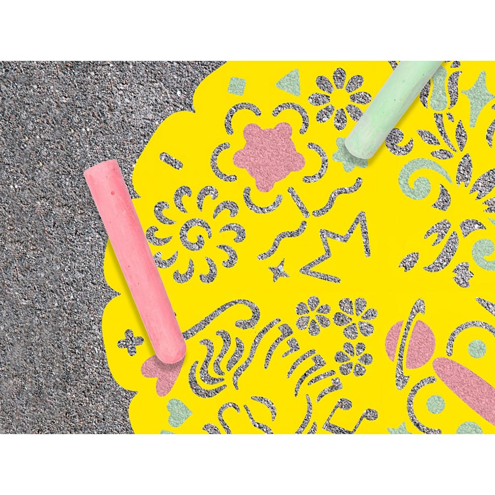Grafix Мандала, външна, 57 cm, с 6 тебешира Grafix Мандала, външна, 57 cm, с 6 тебешира