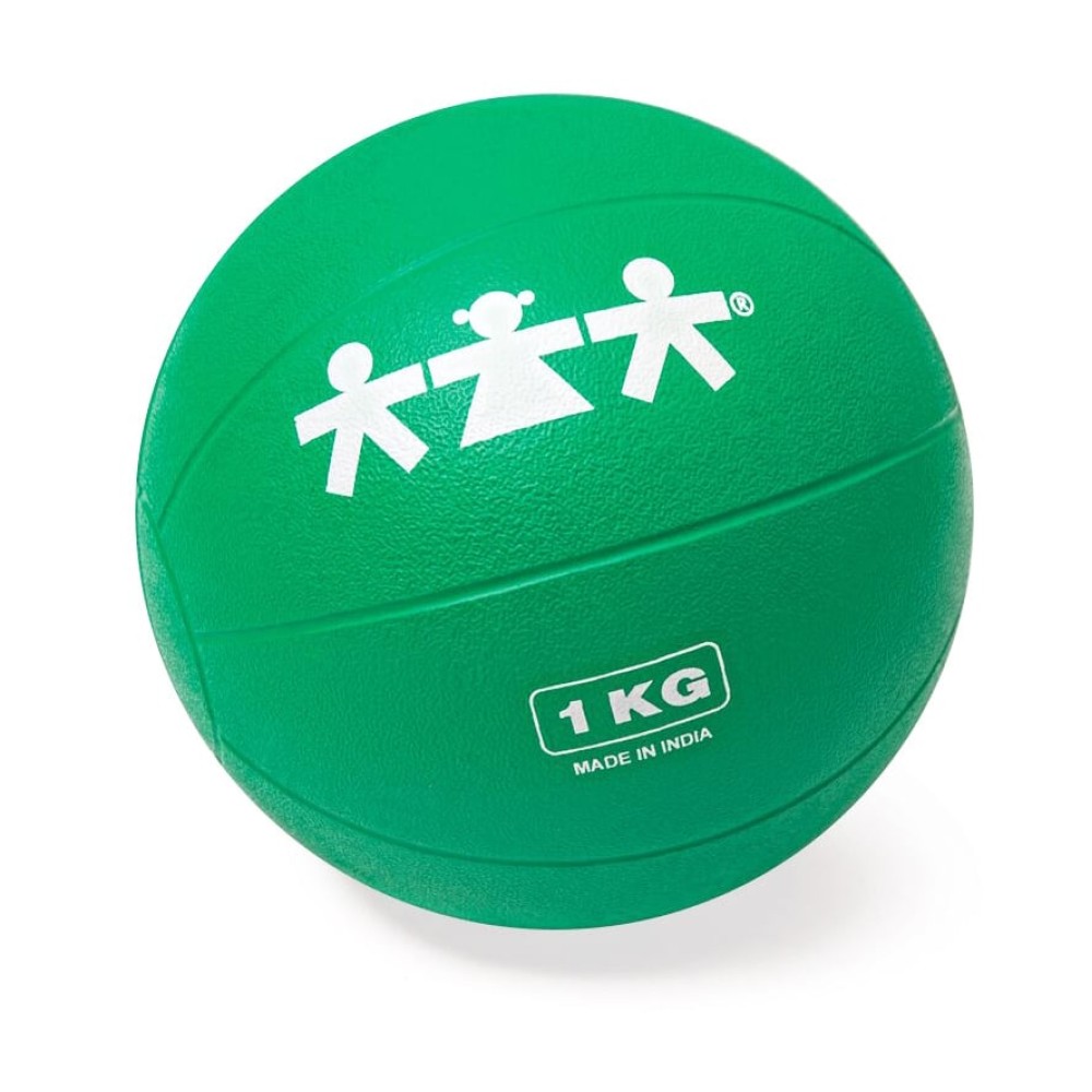 Nowa Szkola Медицинска топка, 1 kg, зелена Nowa Szkola Медицинска топка, 1 kg, зелена