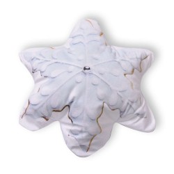 Декоративна възглавница FLEECE печат 3D - Снежинка