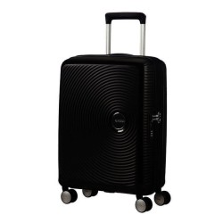 Куфар American Tourister Soundbox 55 см с разширение - черен