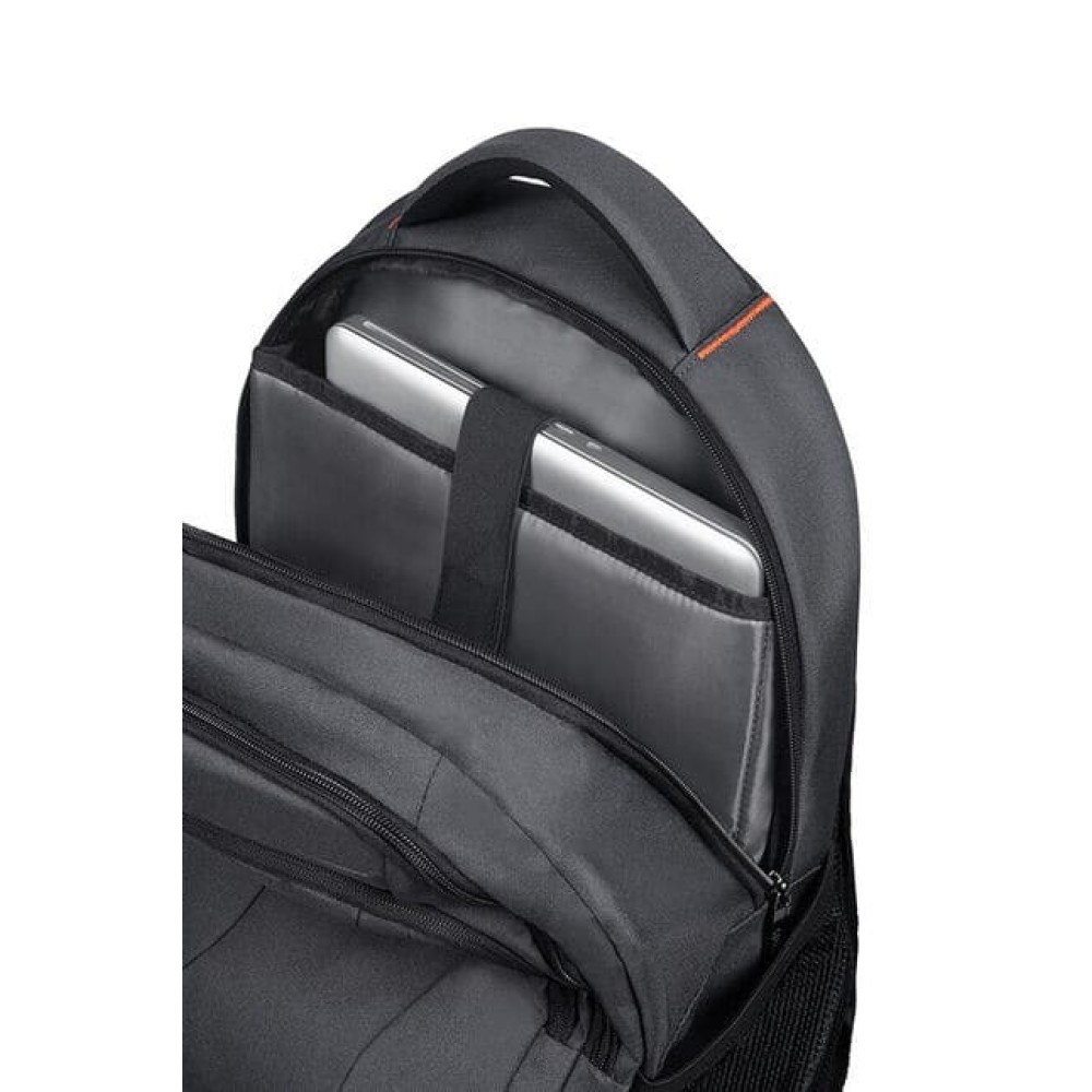 Раница American Tourister 39.6cм/15.6″ At Work - сив/оранжев Раница American Tourister 39.6cм/15.6″ At Work - сив/оранжев