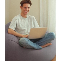 Надуваем ергономичен фотьойл INTEX Beanless Bag