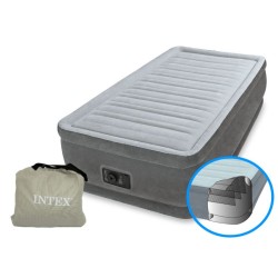 Надуваем матрак с вградена помпа INTEX Twin Comfort