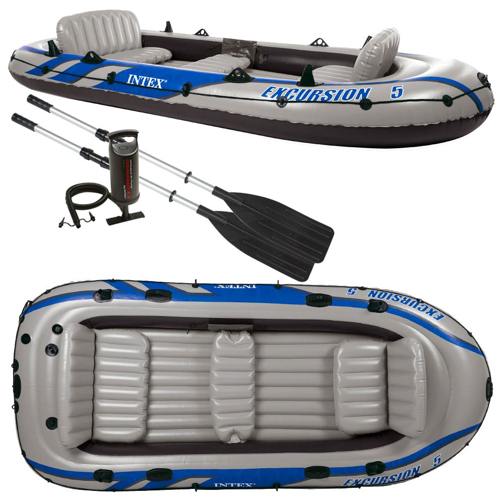 Надуваема лодка Intex за екскурзии 368 x 170 x 46см Надуваема лодка Intex за екскурзии 368 x 170 x 46см