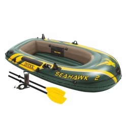 Надуваема лодка комплект SEAHAWK 2 236х114х41см 68347NP Intex