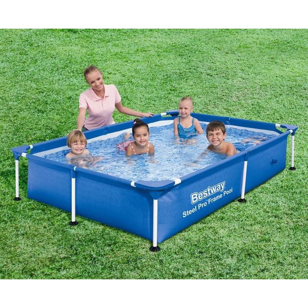 Сглобяем басейн 221х150х43см 56401 Bestway Сглобяем басейн 221х150х43см 56401 Bestway