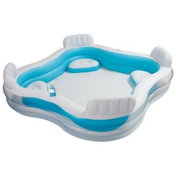 Семеен басейн със седалки 229x229см 56475NP Intex
