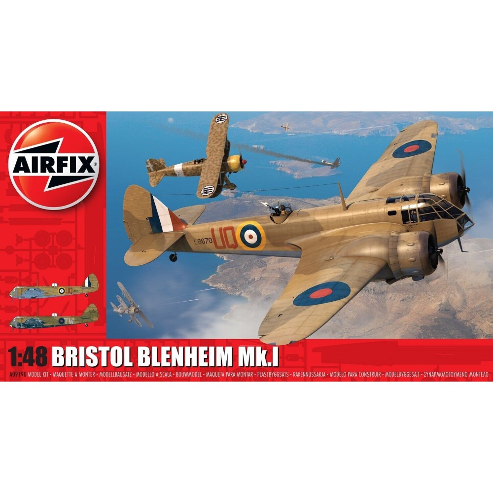 1:48 Британски лек бомбардировач Бристол Бленхайм Мк.I (Bristol Blenheim Mk1) 1:48 Британски лек бомбардировач Бристол Бленхайм Мк.I (Bristol Blenheim Mk1)
