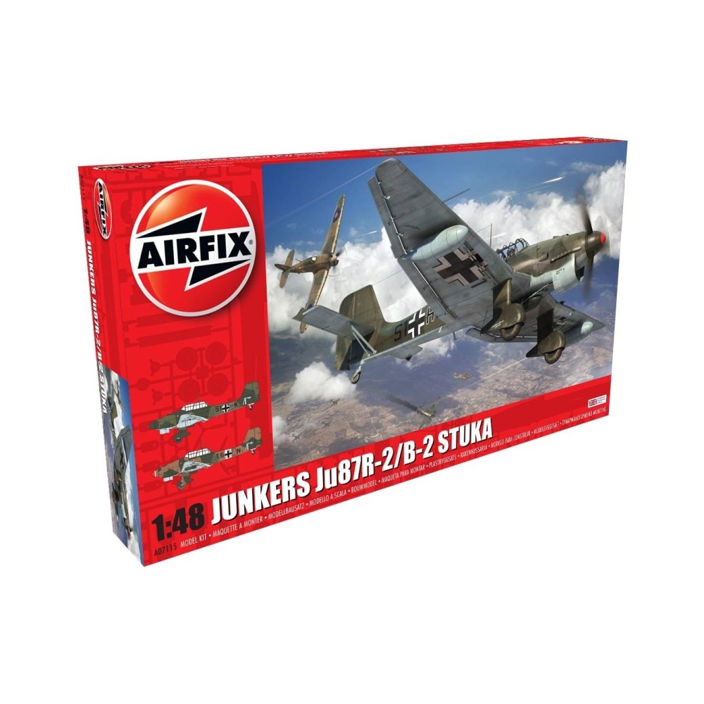 1:48 Пикиращ бомбардировач Юнкерс Щука (Junkers JU87B-2/R-2 Stuka) 1:48 Пикиращ бомбардировач Юнкерс Щука (Junkers JU87B-2/R-2 Stuka)