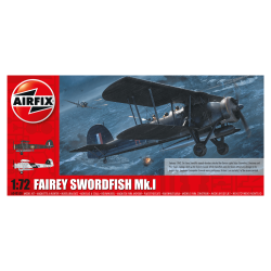 1:72 Британски самолет-торпедоносец Феъри Суордфиш (Риба меч) Мк I (Fairey Swordfish Mk I Channel Dash 80th)