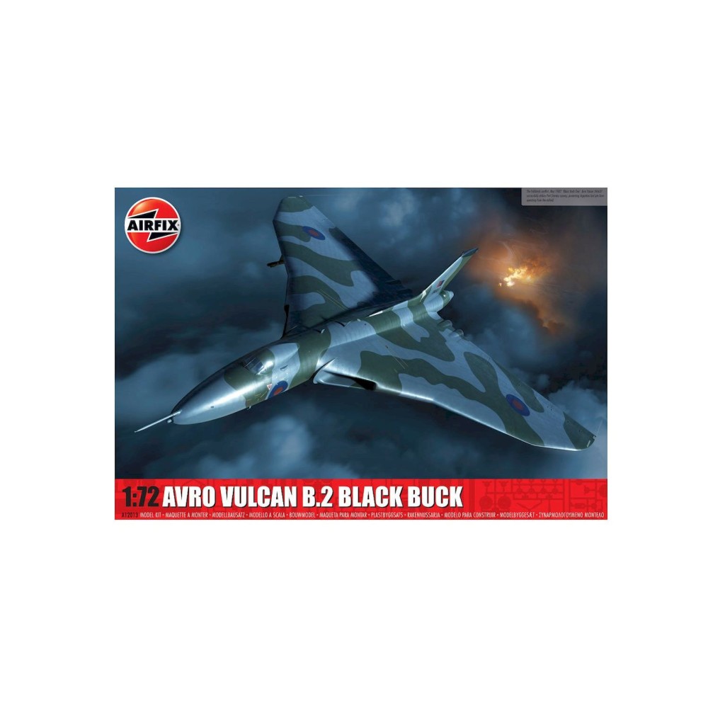1:72 Британски стратегически бомбардировач Авро Вулкан Б2 Блак Бък (Avro Vulcan B2 BLACK BUCK) 1:72 Британски стратегически бомбардировач Авро Вулкан Б2 Блак Бък (Avro Vulcan B2 BLACK BUCK)