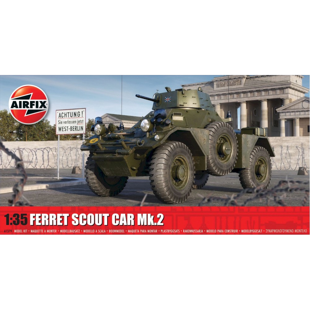 1:35 Британска бронирана кола Ферет Скаут Кар Мк 2 (Ferret Scout Car Mk 2) 1:35 Британска бронирана кола Ферет Скаут Кар Мк 2 (Ferret Scout Car Mk 2)