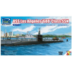 1:350 Американска подводница Лос Анджелис 688 клас ССН с ДСВР-1 (Los Angeles 688 Class SSN with DSRV-1) (избор от 3 варианта)