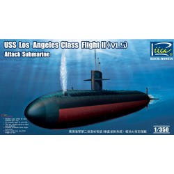 1:350 Американска подводница Лос Анджелис клас Флайт II ВСЛ (USS Los Angeles Class Flight II (VLS) Attack Submarine)