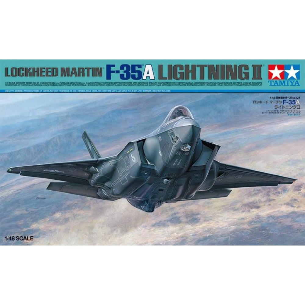 1:48 Американски изтребител Локхийд Мартин Ф-35А Мълния II (Lockheed Martin F-35A Lightning II) 1:48 Американски изтребител Локхийд Мартин Ф-35А Мълния II (Lockheed Martin F-35A Lightning II)