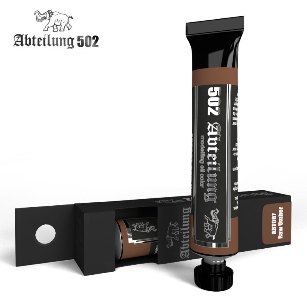 ABT007 Raw Umber 20 ml - Abteilung 502 Oil paint