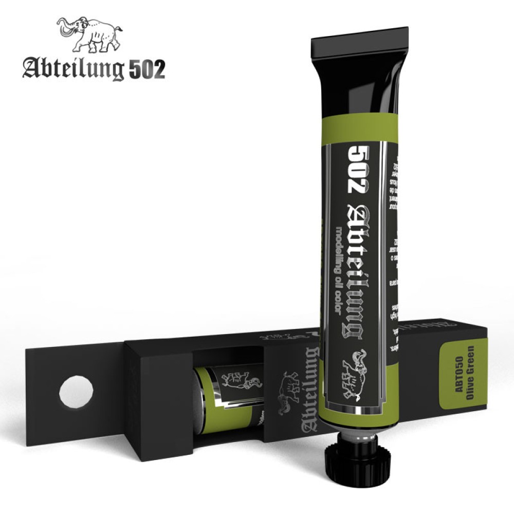 ABT050 Olive Green 20 ml - Abteilung 502 Oil paint