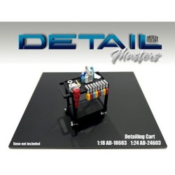 Умален модел - Количка за детайлизиране на автомобили (Detailing Cart) - Detail Masters series (1:24)