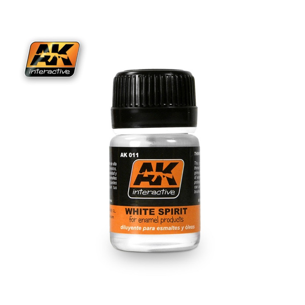 AK011 WHITE SPIRIT (35 ml) - Терпентин за емайлови и маслени бои