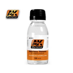 AK050 ODORLESS TURPENTINE (100 ml) - Обезмирисен терпентин с мек ефект за емайлови и маслени бои