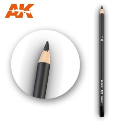 AK10001 Watercolor Pencil Black - Воден молив за моделизъм (1 брой)