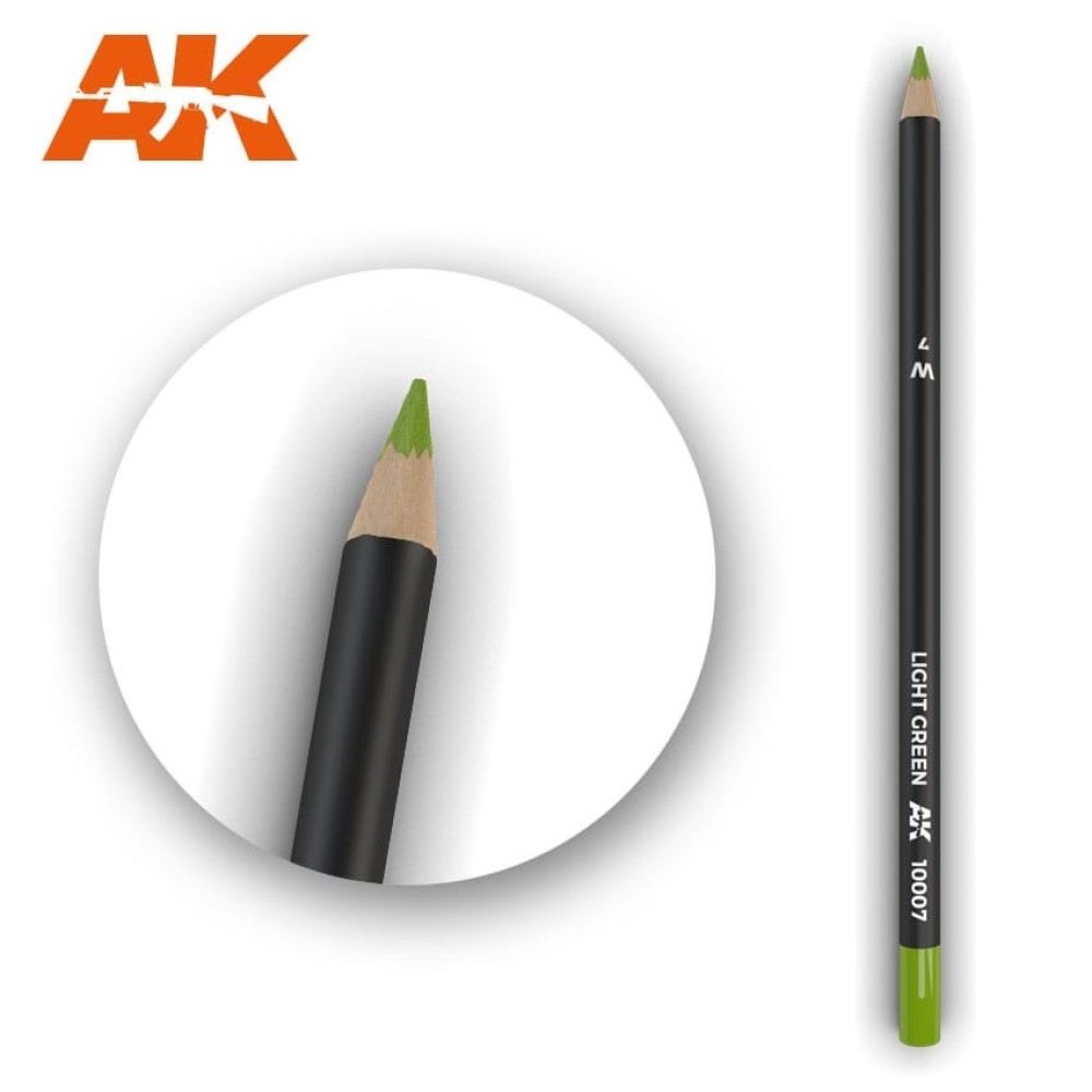 AK10007 Watercolor Pencil Light Green - Воден молив за моделизъм (1 брой)