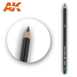 AK10008 Watercolor Pencil Dark Green - Воден молив за моделизъм (1 брой)