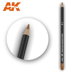 AK10017 Watercolor Pencil Dark Chipping for wood - Воден молив за моделизъм (1 брой)