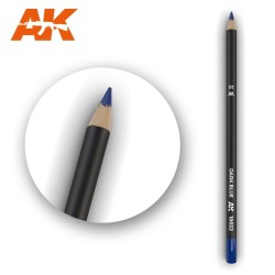 AK10022 Watercolor Pencil Dark Blue - Воден молив за моделизъм (1 брой)