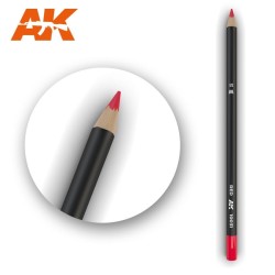 AK10031 Watercolor Pencil Red - Воден молив за моделизъм (1 брой)
