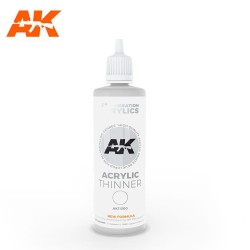 AK11500 ACRYLIC THINNER 100 ml – Разредител за акрилни бои от ново поколение