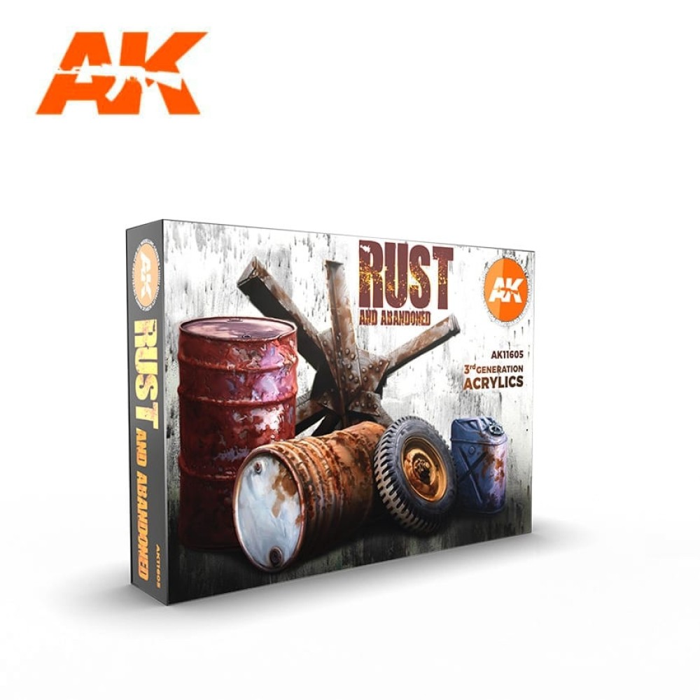 AK11605 RUST SET - (6 x 17 ml) - Акрилни бои от ново поколение