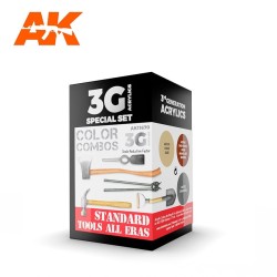 AK11670 STANDARD TOOLS ALL ERAS COMBO - (3 x 17 ml) - Акрилни бои от ново поколение