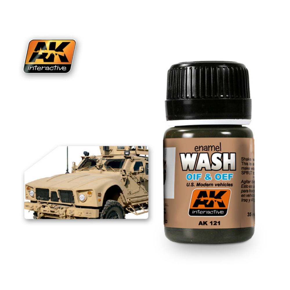 AK121 WASH FOR OIF & OEF - US VEHICLES - Ерозиращ продукт (35 ml)