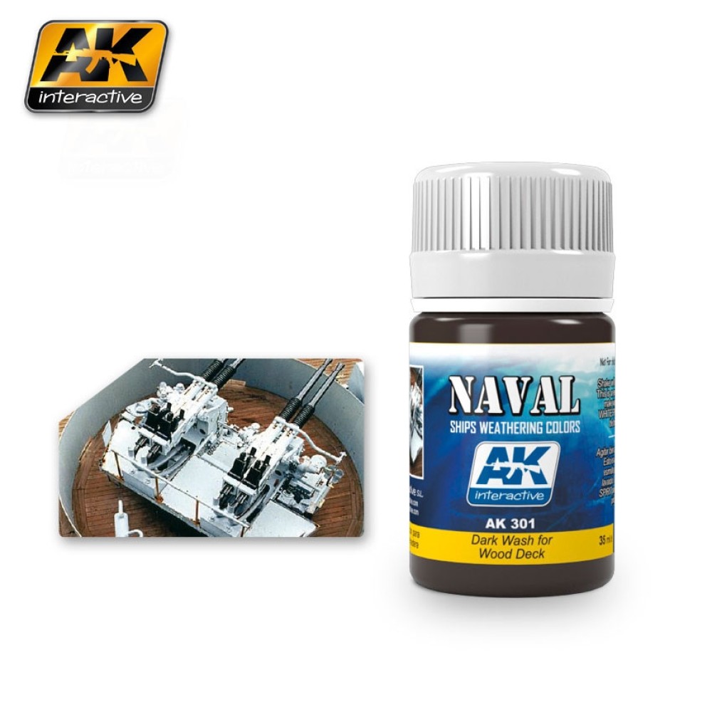AK301 DARK WASH FOR WOOD DECKS  (35 ml) - Ерозиращ продукт за кораби